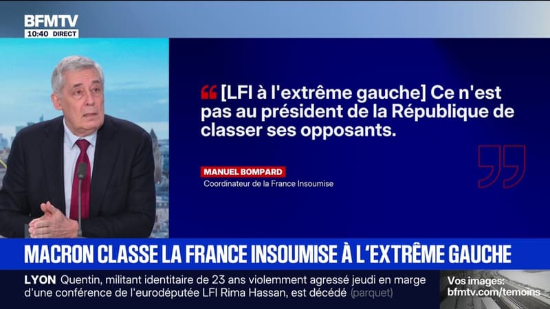 LFI classé à l'extrême gauche: "Ce qui est invraisemblable à mes yeux, c'est qu'une autorité administrative étiquette, de son propre chef, des partis politiques", estime Henri Guaino
