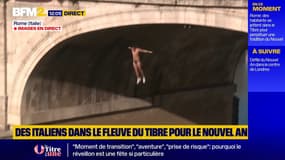 Rome: des Italiens se jettent dans le Tibre pour perpétuer une tradition du Nouvel An