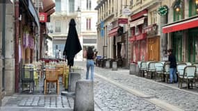 Les clients fuient les terrasses des restaurants à Lyon à cause de la chaleur.