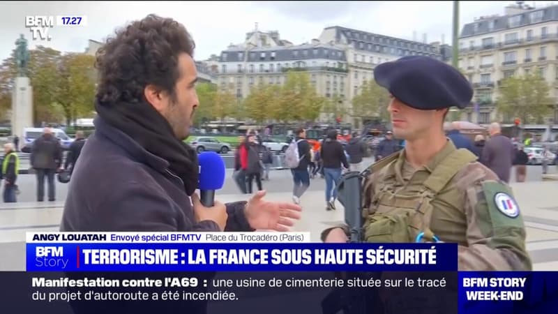Opération Sentinelle: BFMTV a suivi les militaires mobilisés à Paris ce week-end