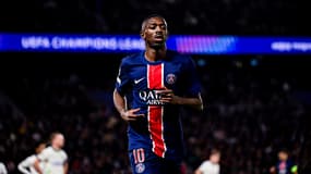Ousmane Dembélé lors de PSG-PSV en Ligue des champions le 22 octobre 2024