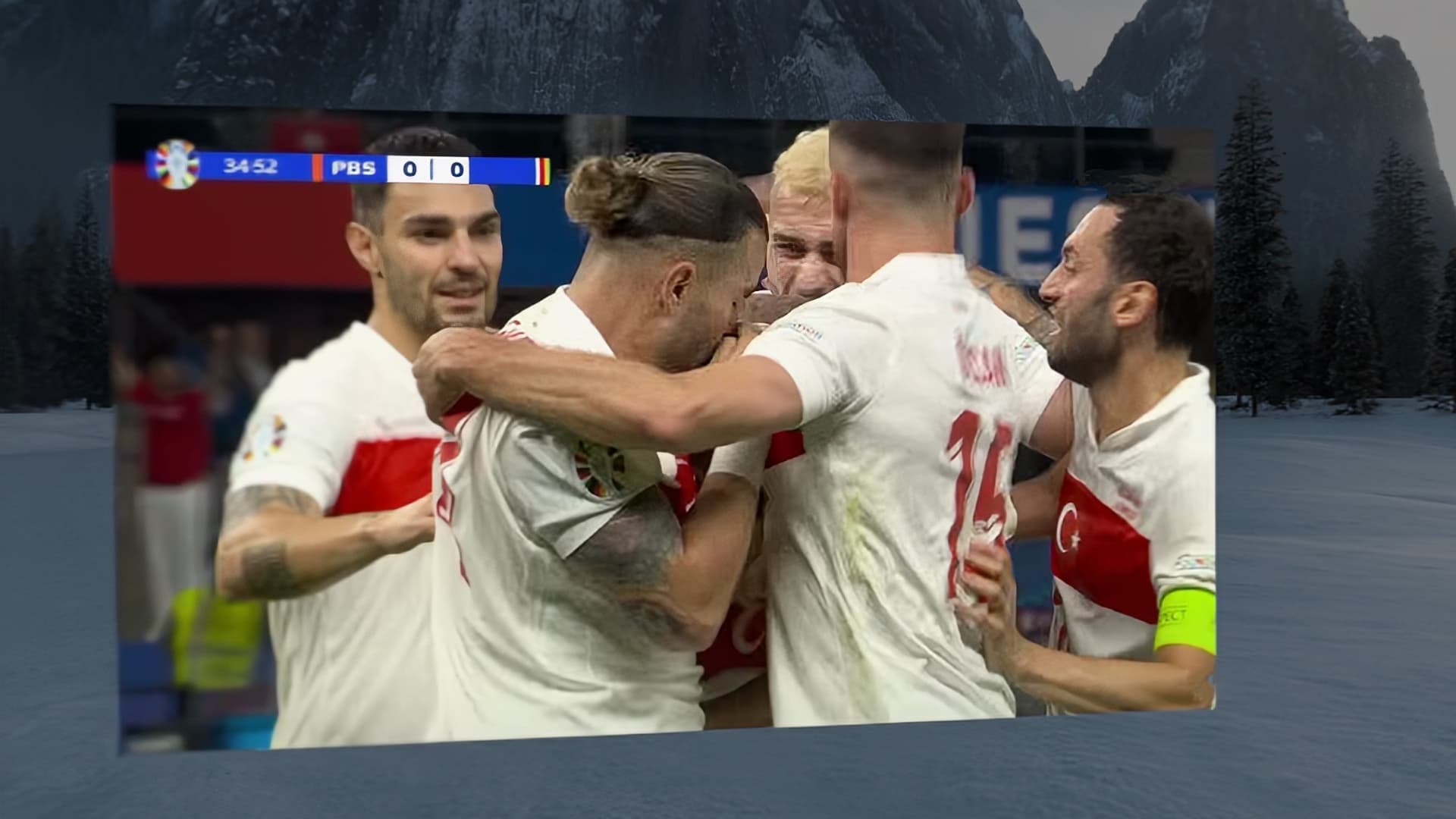 Le match Pays-Bas - Turquie, quart de finale de l'Euro 2024, sur Apple Vision Pro