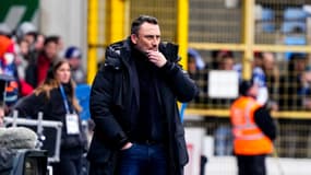 Franck Haise l'entraîneur de Lens, le 3 avril 2022