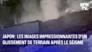 Séisme au Japon: des habitants de Wajima ont filmé un glissement de terrain