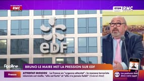 Bruno Le Maire met la pression sur EDF
