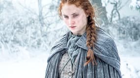 Sophie Turner alias Sansa Stark dans la série "Game of Thrones"