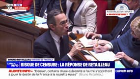 Assemblée nationale: Bruno Retailleau reproche à Marine Le Pen de s'allier avec "l'extrême gauche" et dénonce la "tambouille politicienne"