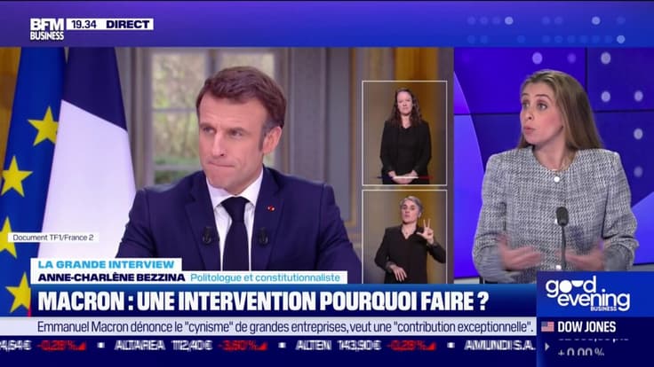 Macron : une intervention pourquoi faire ?
