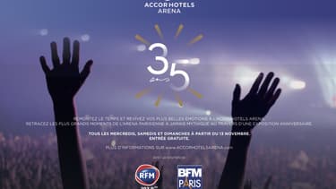 Exposition 35 ans AccorHotels Arena