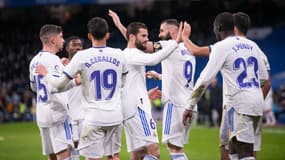 Les joueurs du Real Madrid, le 8 janvier 2022