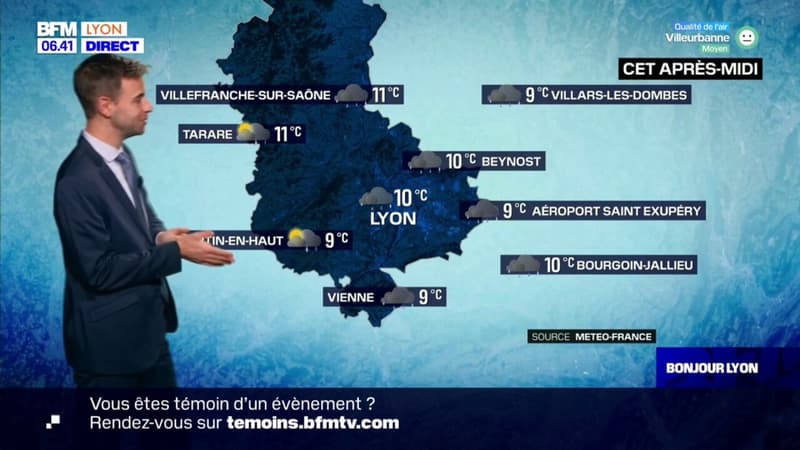 Météo Rhône: une journée sous les nuages avant l'arrivée de la pluie dans l'après-midi