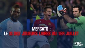 Mercato : le XI des joueurs libres au 1er juillet