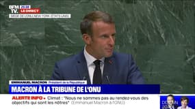 Macron à l'ONU: "Le temps est à la reprise des négociations entre les États-Unis et l'Iran"