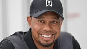 ARCHIVES - Le golfeur Tiger Woods lors d'une conférence de presse au Congressional Country Club de Bethesda, dans le Maryland (Etats-Unis), le 24 juin 2014