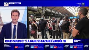 Colis suspect: la gare Saint-Lazare évacuée pendant une heure dimanche