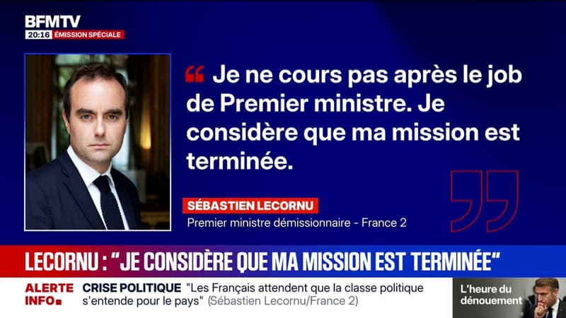 Sébastien Lecornu assure qu'il ne 