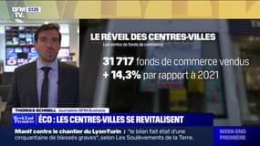 Les ventes de fonds de commerce des centres-villes augmentent de 14,3% par rapport à 2021