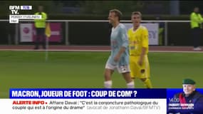 Emmanuel Macron en joueur de foot: un coup de communication ?
