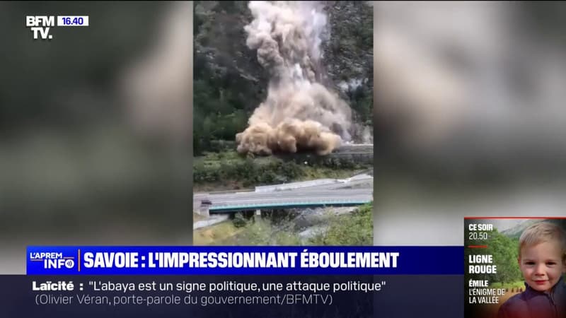Éboulement de terrain en Savoie: des événements de plus en plus nombreux dans la région, en raison de la canicule