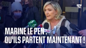 Marine Le Pen demande aux membres du RN tentés par Éric Zemmour de partir "maintenant"