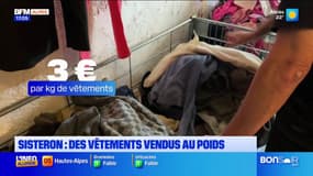 Sisteron: des vêtements de seconde main vendus au poids