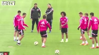 Le geste technique fou de Cristiano Ronaldo à l’entraînement