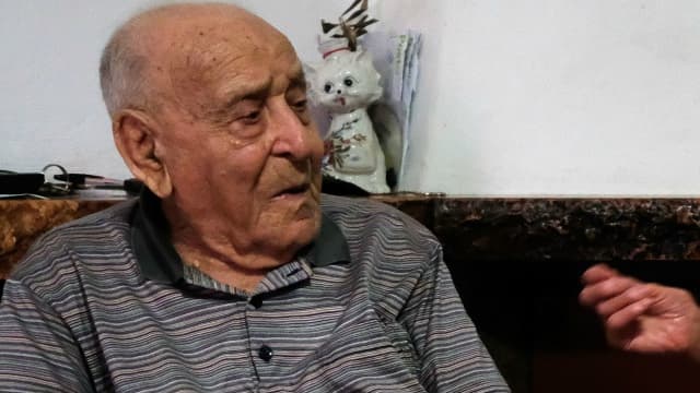 Antonio Vassallo, 100 ans, et sa femme Amina Fedollo, 93 ans.