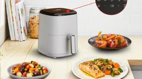 Noté 4,5/5 avec plus de 2000 avis, cet Airfryer profitent sûrement du meilleur rapport qualité/prix