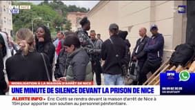 Nice: une minute de silence observée à la maison d'arrêt en hommage aux agents tués dans l'attaque d'un fourgon pénitentiaire en Normandie