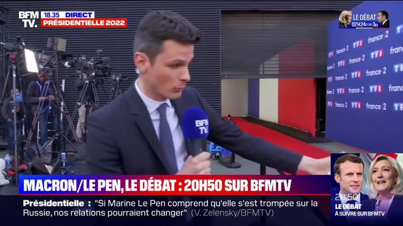 Dans un peu plus de deux heures, le débat entre Emmanuel Macron et Marine Le Pen débutera