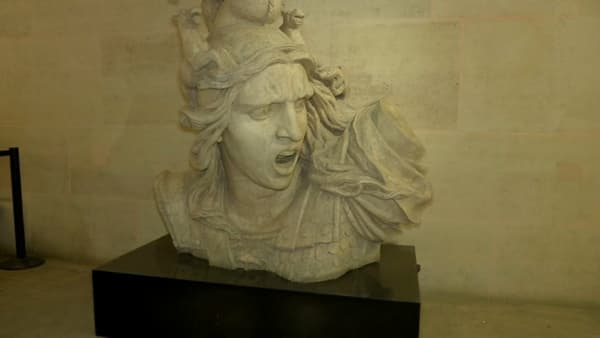 Le moulage de la Marseillaise après restauration. Le moulage de la Marseillaise après restauration.