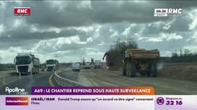 A69: reprise du chantier sous haute surveillance après des exactions