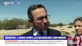 Joggeuse disparue: "On fait vraiment le maximum", déclare Bruno Retailleau