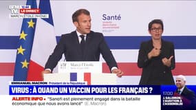 610 millions d'euros investis par Sanofi: "C'est un acte extrêmement fort", déclare Emmanuel Macron