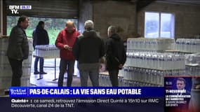 Pas-de-Calais: des packs d'eau distribués aux habitants privés d'eau potable