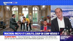 Macron avec McFly et Carlito: un coup de com' réussi ?