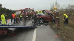 Deux véhicules sont entrés en collision au nord de la Catalogne ce samedi faisant 7 morts, dont 5 Français.