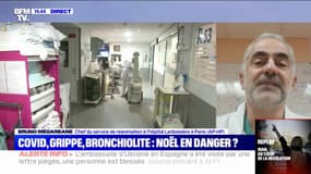 Malgré le rebond épidémique du Covid-19, Bruno Mégarbane, chef de la réanimation à l'hôpital Lariboisière à l'APHP, se veut rassurant