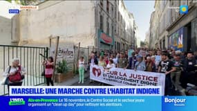 Marseille: une grande marche contre l'habitat indigne, avant le procès de la rue d'Aubagne