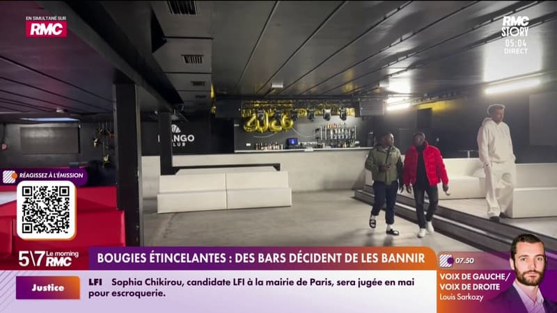 Bougies étincelantes : Des bars décident de les bannir