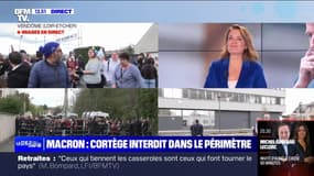 Emmanuel Macron et François Braun sont arrivés à Vendôme pour une visite dans une maison de santé