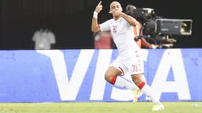 Wahbi Khazri lors de Tunisie-Mauritanie le 16 janvier 2022