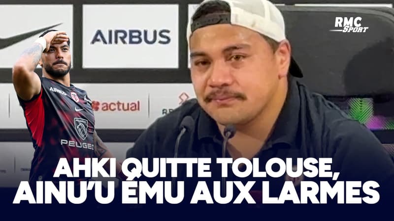 Stade Toulousain : Ainu'u fond en larmes en évoquant le départ d'Ahki