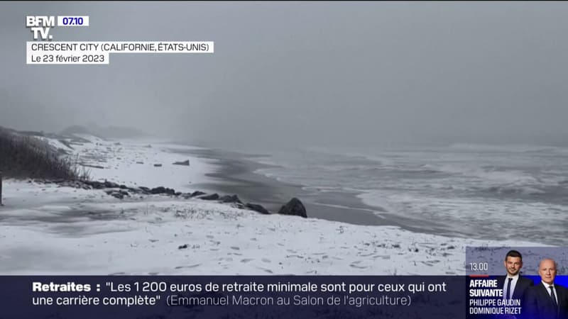 Les images étonnantes de la Californie sous la neige