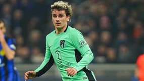 Antoine Griezmann avec l'Atlético face à l'Inter, le 20 février 2024