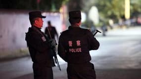 Des policiers chinois. Photo d'illustration 