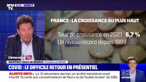 Geoffroy Roux de Bézieux (Medef): "La reprise est beaucoup plus forte que ce qu'on prévoyait"