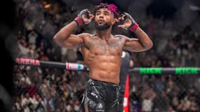 Morgan Charrière à l'UFC Paris, en septembre 2024