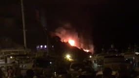 Haute-Corse : incendie aux abords de la citadelle de Calvi - Témoins BFMTV