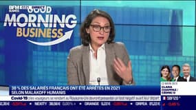 Anne-Sophie Godon (Malakoff Humanis) : L'absentéisme dans les entreprises poursuit sa hausse en 2021 - 06/12
